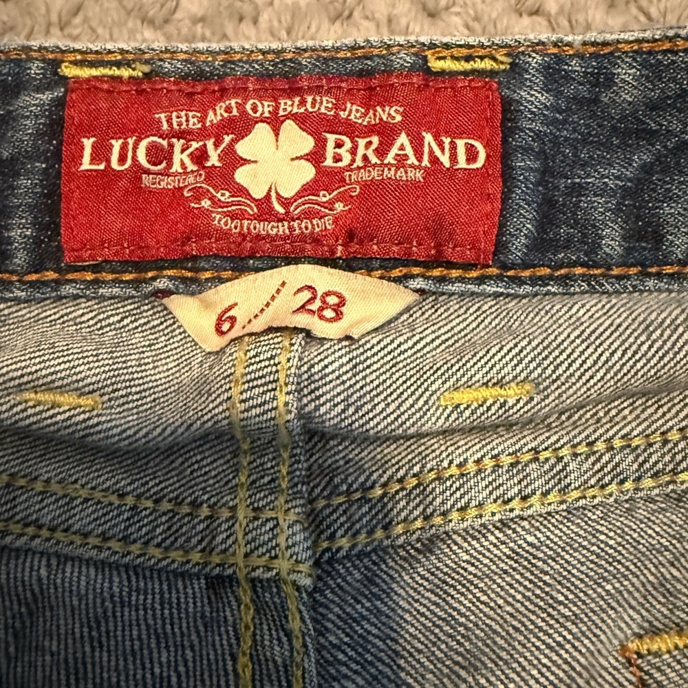 👖 Lucky Brand Lola Skinny Jeans Size 6 / 28 | Medium Wash | Classic Stretch - Picture 4 of 7